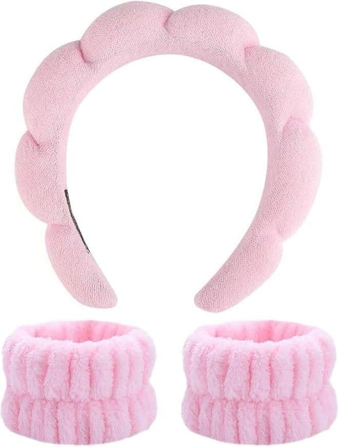 Kit Spa Rose (Bandeau & Poignets)