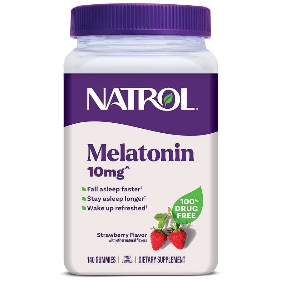 Natrol Melatonin 10 mg Gummies – Strawberry