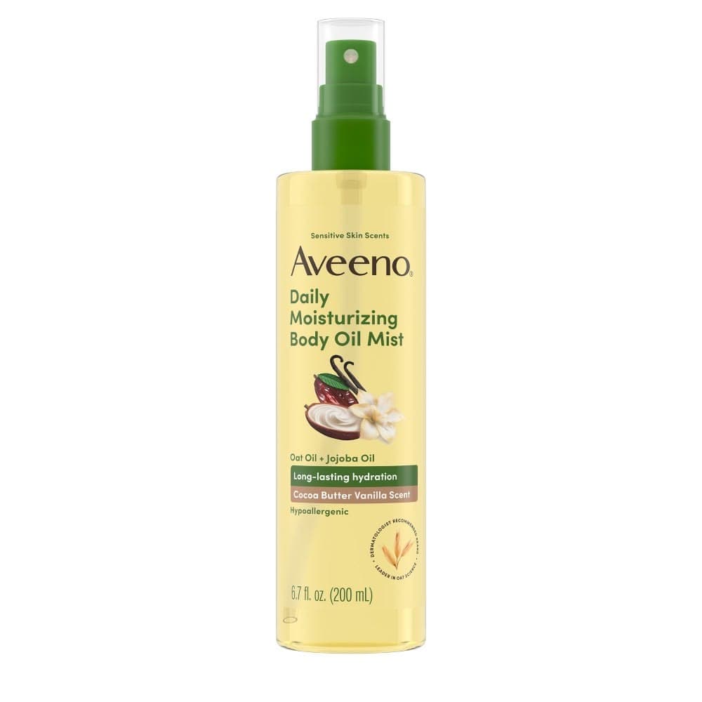 Aveeno Daily Moisturizing Body Oil Mist – Cocoa Butter & Vanilla