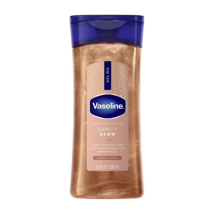 Vaseline Sunlit Glow – Shimmering Gel Oil Vanilla Cocoa