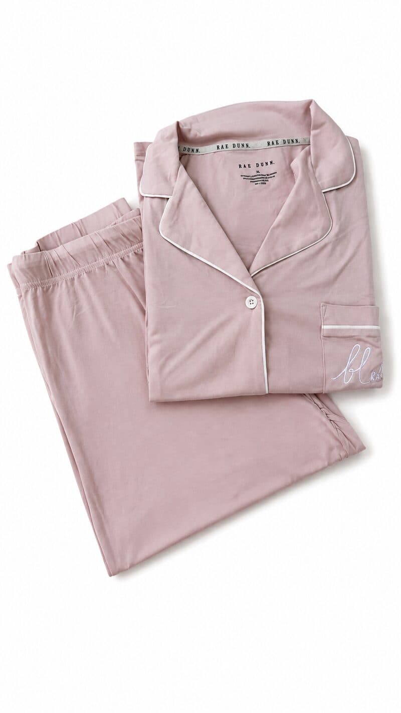 Pyjama 100% Coton Rose